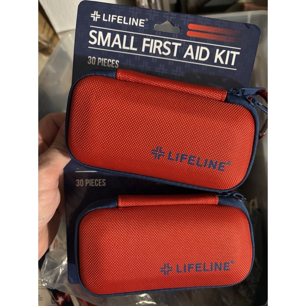 Lifeline Small First Aid Kit, 30 Pieces - Bandages & More! - EXP: 8/26 Hiking